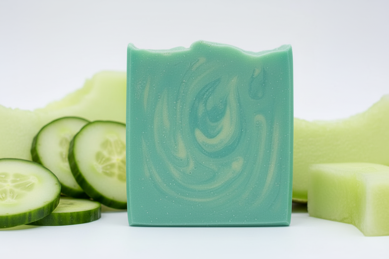Cucumber & Melons Goat's Milk Soap