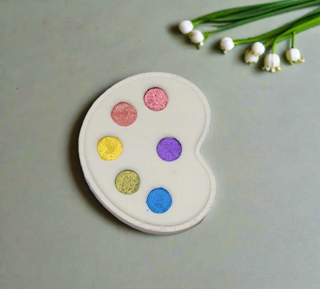 Lily of the Valley Paint Palette Bath Bomb