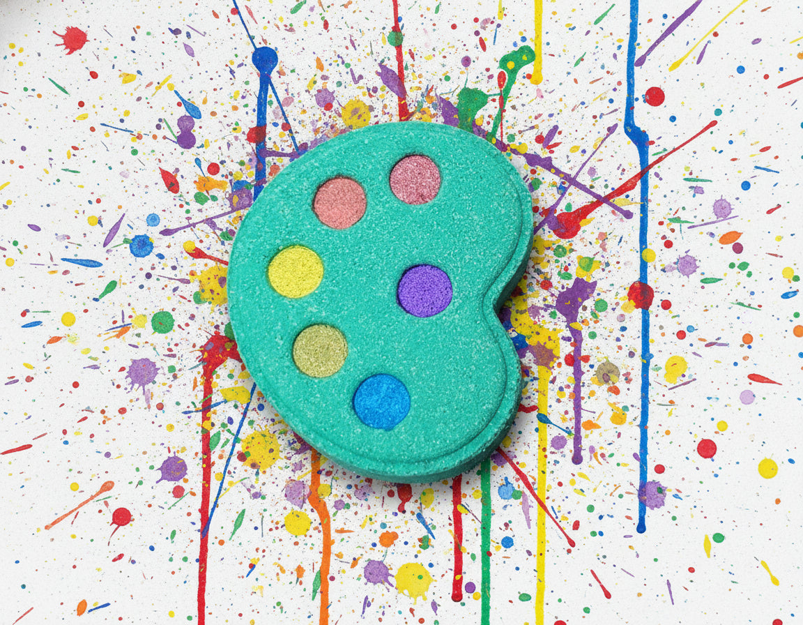 Pumpkin Apple Butter Paint Palette Bath Bomb