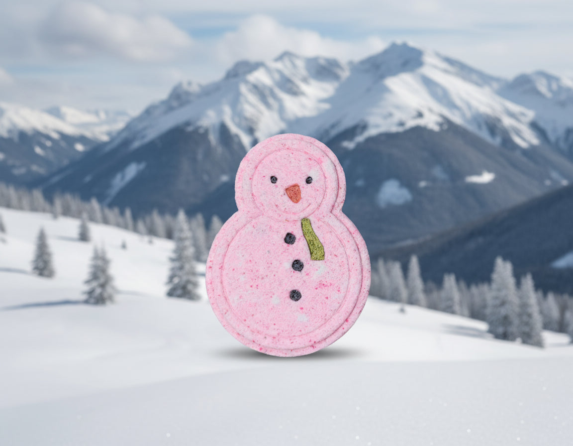 Peppermint Twist Snowman Bath Bomb
