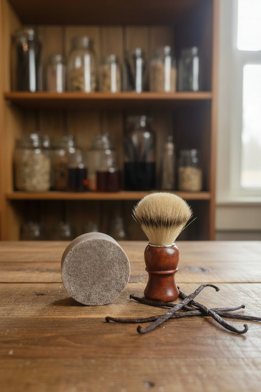 Warm Vanilla Goat's Milk Shave Soap