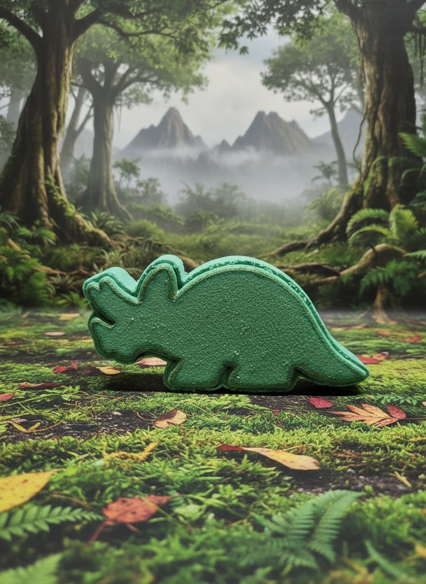 Currant & Oakmoss Triceratops Bath Bomb