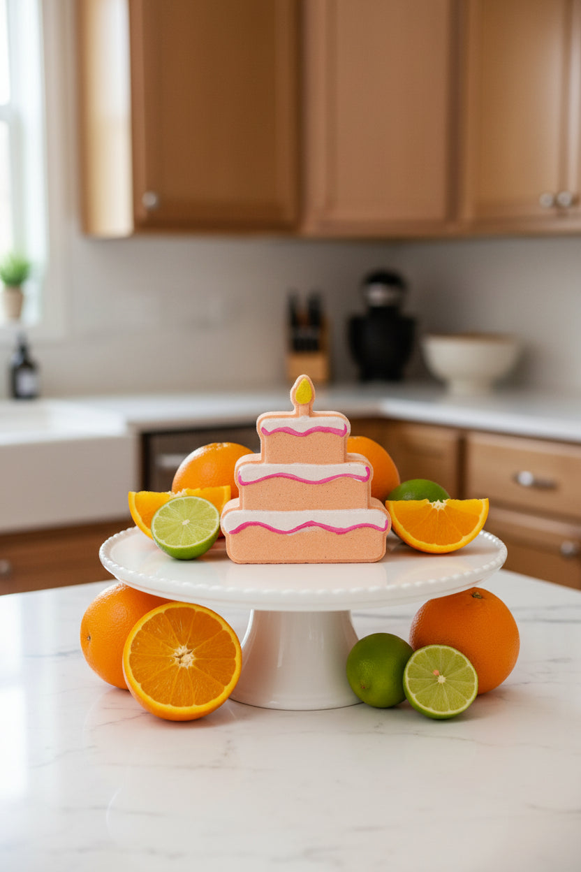 Sunny Margarita Birthday Cake Bath Bomb