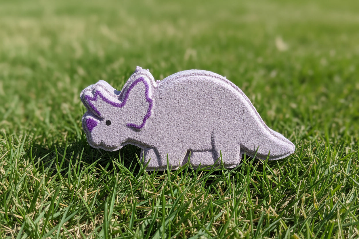 Warm Vanilla Triceratops Bath Bomb