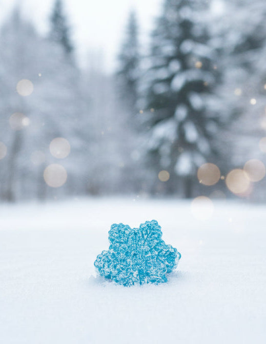 Warm & Cozy Snowflake Bath Bomb