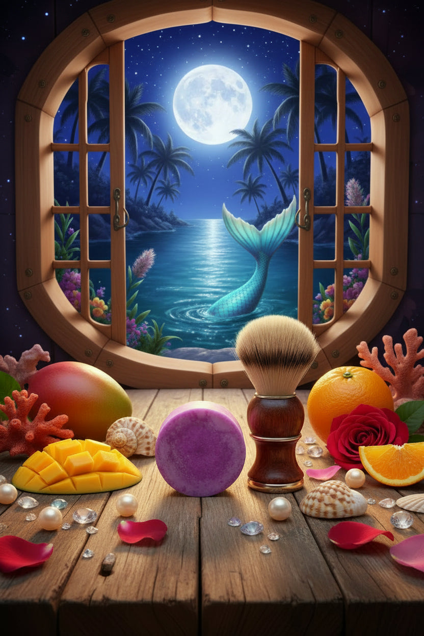 Mermaids at Midnight Goat's Milk Shave Soap