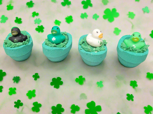 Luck of the Irish Bathtub - Bath Bomb & Solid Bubble Bath Combo