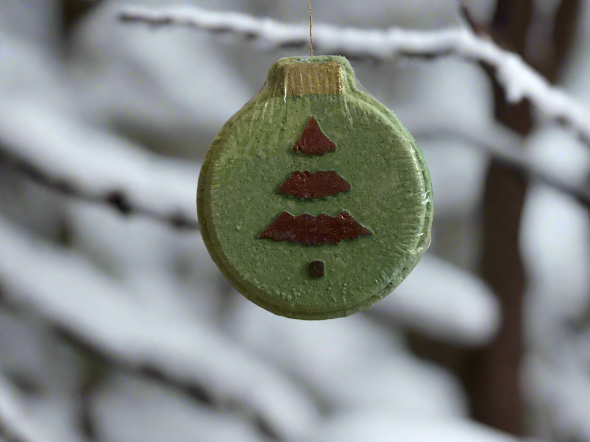 Spiced Apple Cider Ornament Bath Bomb