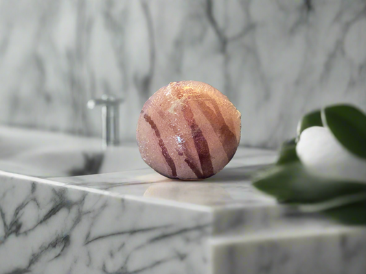 Bourbon Drenched Butterscotch Bath Bomb