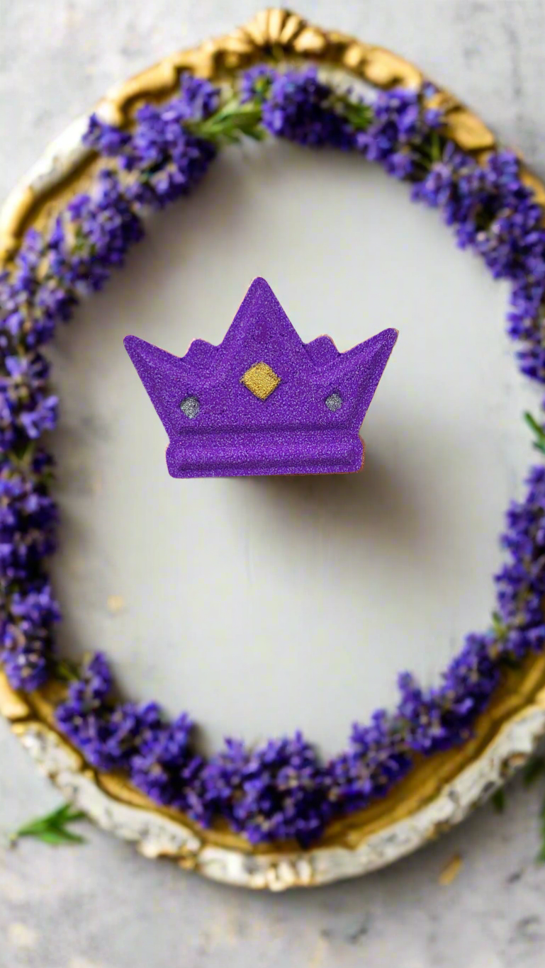 Lavender Mini Crown Bath Bomb