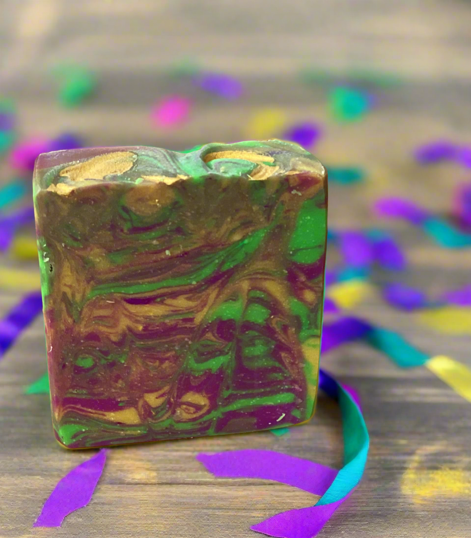 Mardi Gras Goat's Milk Soap