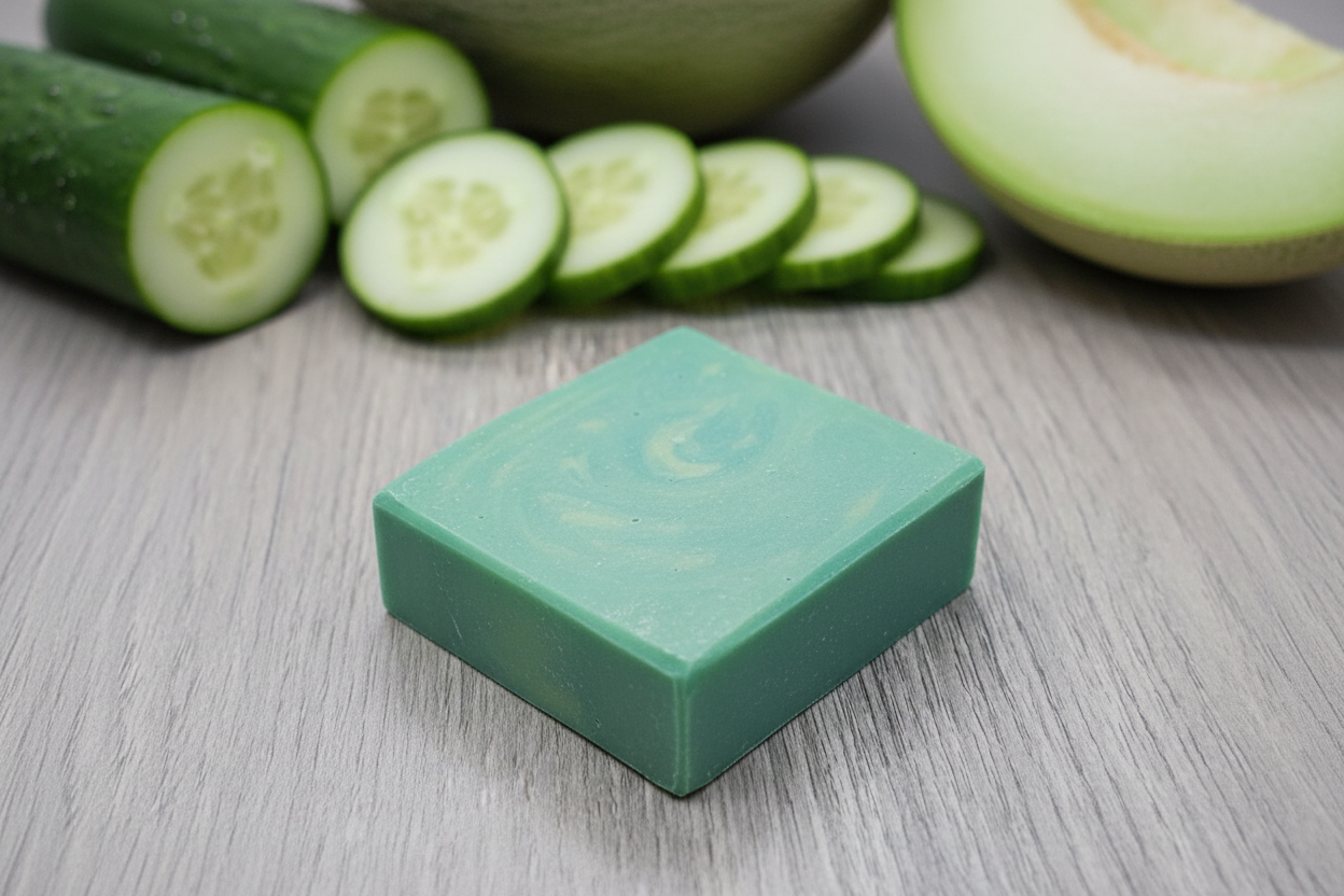 Cucumber & Melons Goat's Milk Soap