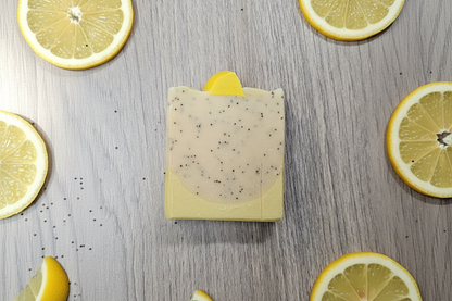Lemon Poppyseed Goat’s Milk Soap