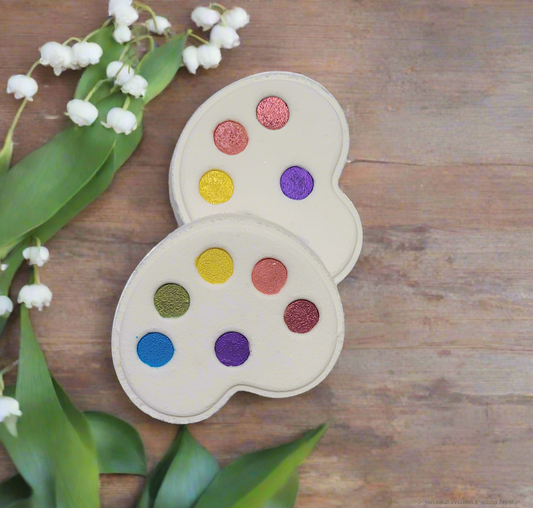 Lily of the Valley Paint Palette Bath Bomb