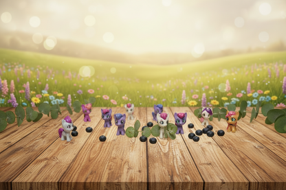 Blueberry Hatching Egg Bath Bomb with Surprise Pony