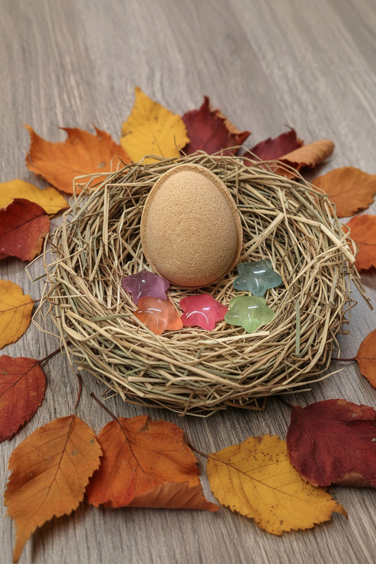 Autumn Magic Hatching Egg Bath Bomb with Star