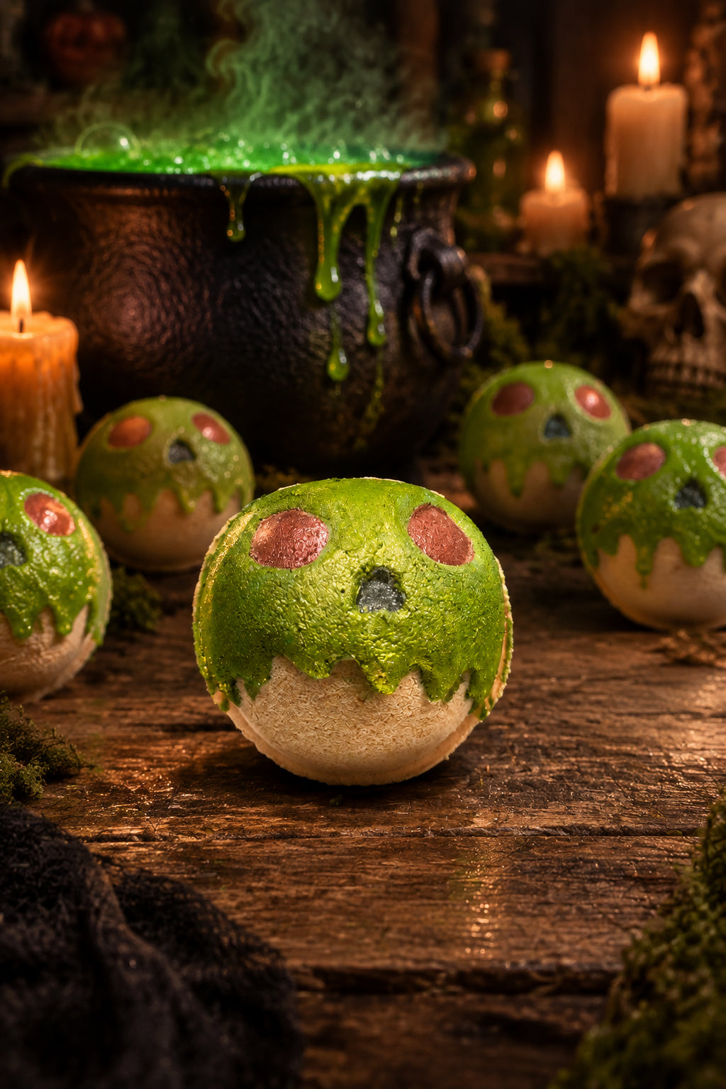 Berry Bewitching Poison Apple Bath Bomb with Toy