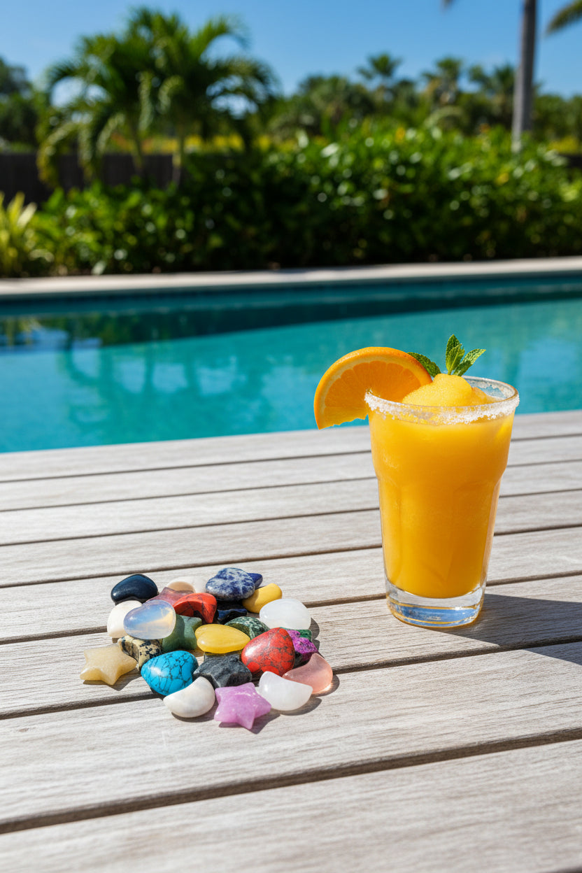 Sunny Margarita Hatching Egg Bath Bomb with Worry Stone