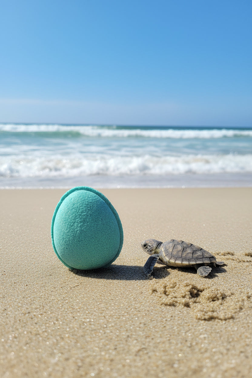 Jokes on You Hatching Egg Bath Bomb with Turtle